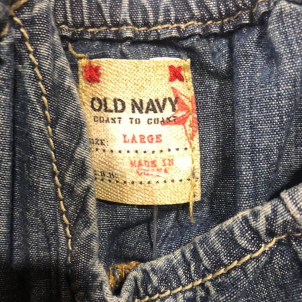 Old Navy Denim Dress Short Sleeveless